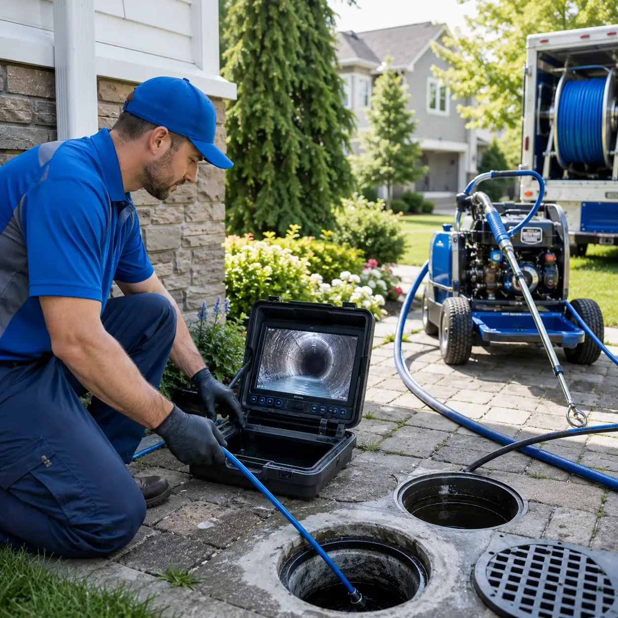 Outdoor drain cleaning professionals serving Ringold, OK