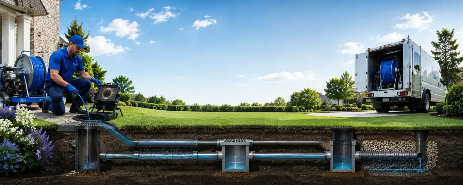 Outdoor drain cleaning information for Ringold, OK